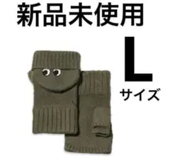 新品タグ付き　アニヤハインドマーチ×ユニクロ　ヒートテックミトン　Lサイズ
