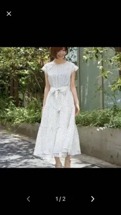 ユニバーバルミューズティアードワンピース