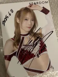 スターダム　鹿島沙希 「キモオタの集い」ポートレート　3種セット　シール付き スターダム 鹿島沙希 「キモオタの集い」ポートレート 3種セット