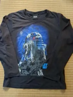 R2-D2プリントの長袖Tシャツ140㌢