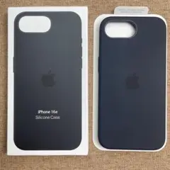 新品•未使用 iPhone 16e シリコンケース ブラック MagSafe