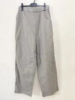 新品　NARU ナルサマームラデニムストライプ ノッポパンツ