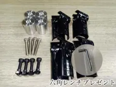イレクターパイプ　高精度　アタッチメント　ジョイント　アルミ製　4個セット