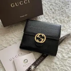 【美品】199 GUCCI グッチ 2つ折り 財布