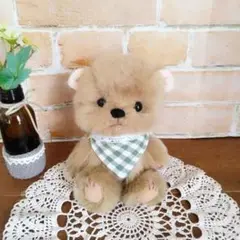 ハンドメイド　くまちゃん　ぬいぐるみ