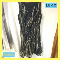 MISSEL ノースリーブ ロングワンピース