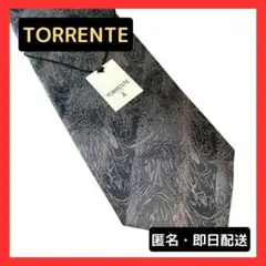 TORRENTE グレー　メンズ　ネクタイ