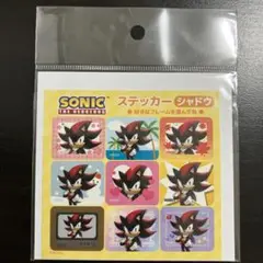 大阪関西万博限定　アニメイト　ソニック　シャドウ　ステッカー　シール　SEGA