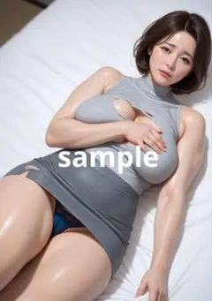 【熟女倶楽部】AI美女 美熟女 ランジェリー A4 ポスター 25A2852