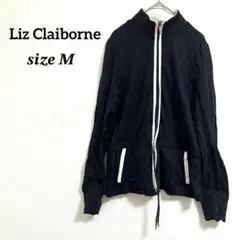 2131 Liz Claiborne 黒 ゴルフウェア ジャケット M