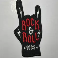ロック メロイックサイン ROCK'N'ROLL メタル アウトローバイカー