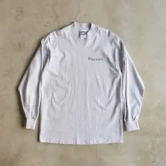 90s アンビル 企業物ネットワーク プリント長袖Tシャツ USA製 L ロンT