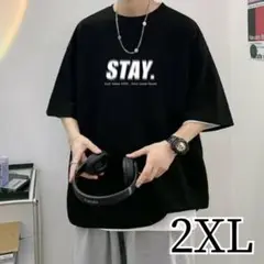 ✨セール✨現品限り✨新品✨半袖Tシャツ ロゴ ラグラン袖 オーバーサイズ 2XL