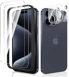 ラスト1点‼️iPhone15ProMax 保護、カメラフィルム 各2枚 計4枚