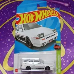 ホットウィール トヨタ AE86 スプリンター トレノ ハチロク 白
