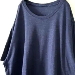 ネイビー 紺色 プレーン 無地 Tシャツ ネイビー 紺色 古着