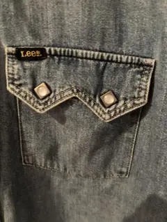 Lee デニムシャツ 長袖 ライトブルー