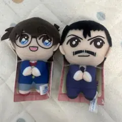 名探偵コナン　ぴょことも　マスコット　コナン＆小五郎　２種セット