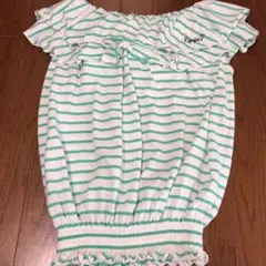 repipiarmario オフショルダーコットンシャツ