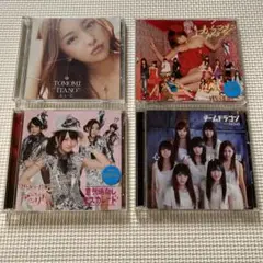 板野友美、上からマリコ、指原莉乃withアンリレ、チームドラゴン　　CD4枚