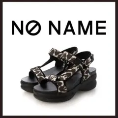 ○★新品 未使用 NO NAME コンクリート 定番厚底 ベルクロサンダル