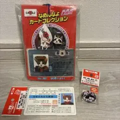 なめんなよ カードコレクション 全60種対応パック、なめねこ免許証、缶バッヂ３点