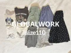 GLOBALWORK サイズ110 女の子　9点セット