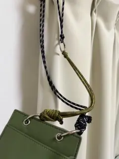 エレンディーク スマホショルダーバッグ グリーン✖️イエロー