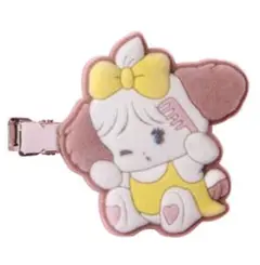 【新品・未開封】mikko フロッキーヘアクリップ スフレB