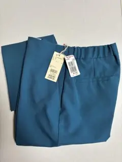 ★ 8/23限定★ 新品 ブルー 綺麗目 スラックス パンツMサイズ