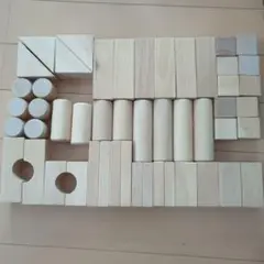 積み木　木製　50ピース