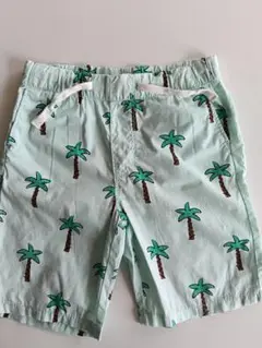 H&M パームツリー柄 半ズボン 140cm