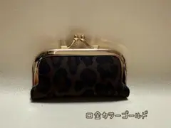 印鑑ケース♡ヒョウ柄こげ茶