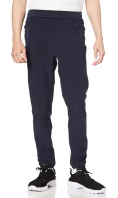 adidas トレーニングパンツ メンズL ネイビー