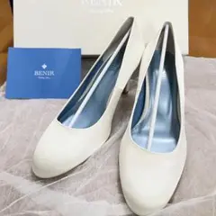 BENIR ホワイト ハイヒール・パンプス