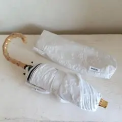 SNIDEL 折りたたみレースレイヤード日傘 ホワイト