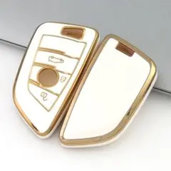 BMW キーケース TPUキーカバー 白金 3ボタン