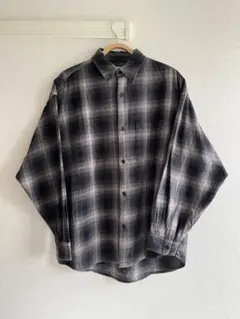 【美品】FREAK'S STORE オンブレチェックシャツ　Lサイズ