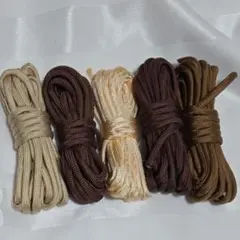 パラコード 4mm×3m 茶色系 ナチュラル