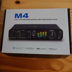 MOTU M4 （値下げ購入者決定済み コメント求む】MOTU M4で録音する方法、とバランス接続する方法
