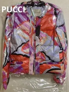 Emilio Pucci エミリオプッチ ダウンブルゾン ピンク プッチ