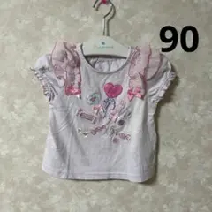 メゾピアノ　mezzopiano 半袖チュニック　Tシャツ　90㎝