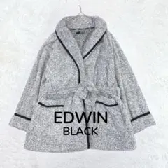 EDWINBLACK エドウィン ルームウェア ガウン グレー M ふわもこ 暖