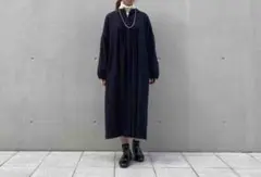 【新品・美品】コンジェペイエ　アデュートリステス　ワンピース　ネイビー　紺