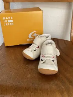 moonstarベビーシューズ 12.5cm 白CARROT CR B63