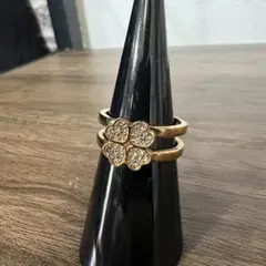 Folli Follie ゴールド ハート型ストーン リング