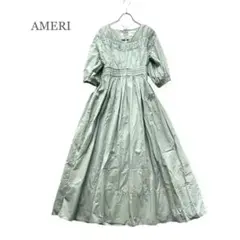 アメリ◆SHIRRING VOLUME SLEEVE DRESS ワンピース