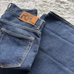 ★1/13(月)迄の特価【 美品 】RRL スリムブーツカット 濃紺　刺繍　29 ☆1/13(月)迄の特価【 美品 】RRL スリムブーツカット 濃紺 刺繍 29