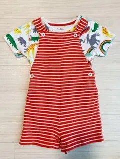 ミニボーデン アニマル Tシャツとオーバーオールセット