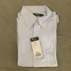 POLO 長袖シャツ L ライトブルー NXE001